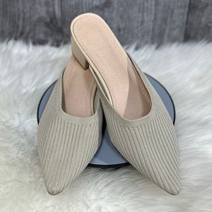 TIJN Pointed Toe Mules [S514]